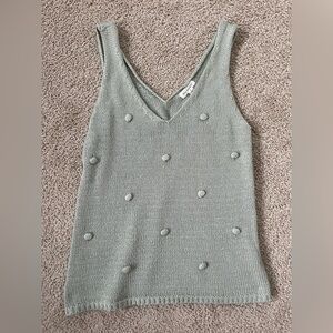 Pom Pom sweater tank